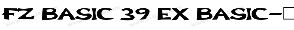 FZ BASIC 39 EX BASIC字体转换